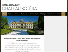 Tablet Screenshot of hotelkotera.cz